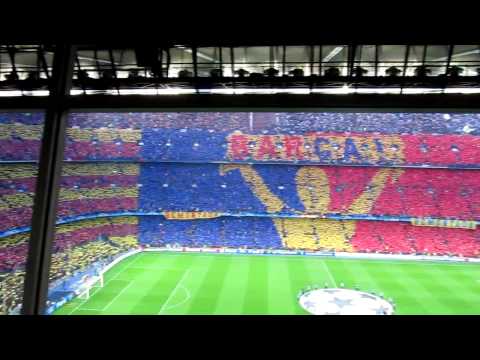 FC Barcelona vs Inter choreo